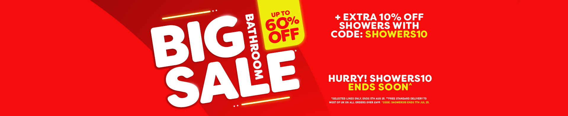 Big Bathroom Sale - Free Del