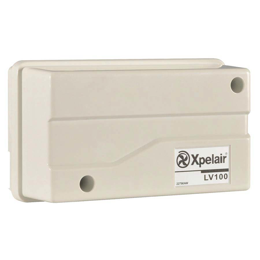 Xpelair LV100 Simply Silent 4" Round Bathroom Extractor Fan with Timer