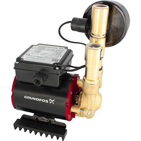 Grundfos Amazon SSN-2.0 B Universal Brass Single Impeller Regenerative Shower Booster Pump 2.0 Bar