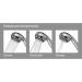 Aqualisa - Turbostream Adjustable Shower Kit - Chrome - 99.20.01 profile small image view 2 
