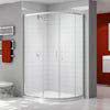 Merlyn Ionic Express 1000 x 800mm 2 Door Offset Quadrant Enclosure profile small image view 1 