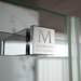 Merlyn 8 Series 1000 x 1000mm Frameless 1 Door Quadrant Enclosure profile small image view 2 