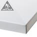 Aurora 1000 x 700mm Anti-Slip Stone Rectangular Shower Tray profile small image view 2 