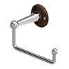 Burlington Toilet Roll Holder without Cover - Walnut - A16WAL profile small image view 1 
