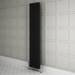 Keswick 1800 x 380mm Cast Iron Style Traditional 2 Column Anthracite Radiator profile small image view 3 