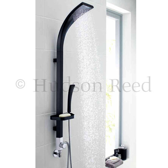 Hudson Reed Flare Black Shower Kit Victorian Plumbing.co.uk