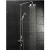 Hudson Reed Triple Exposed Thermostatic Shower Valve w/ Luxury Rigid Riser Kit profile small image view 3 