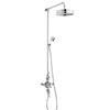 Hudson Reed Triple Exposed Thermostatic Shower Valve w/ Luxury Rigid Riser Kit profile small image view 1 