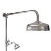 Hudson Reed Twin Shower Valve with Victorian Grand Rigid Riser Kit - Chrome profile small image view 5 