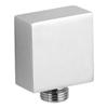 Nuie Chrome Plated Brass Square Outlet Elbow - A3245 profile small image view 1 