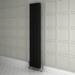 Keswick 1800 x 376mm Cast Iron Style Traditional 3 Column Anthracite Radiator profile small image view 3 