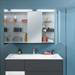 Villeroy and Boch H746 x W1207mm My View One LED Illuminated Mirror Cabinet - A440G200 profile small image view 2 