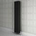 Keswick 1800 x 372mm Cast Iron Style Traditional 4 Column Anthracite Radiator profile small image view 3 