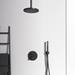 Ideal Standard Silk Black Ceratherm T100 Built-In Thermostatic 2 Outlet Bath Shower Mixer profile small image view 3 