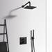 Ideal Standard Silk Black Ceratherm C100 Built-In Thermostatic 1 Outlet Shower Mixer profile small image view 3 