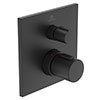 Ideal Standard Silk Black Ceratherm C100 Built-In Thermostatic 1 Outlet Shower Mixer profile small image view 1 