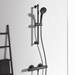 Ideal Standard Silk Black Ceratherm T25 Exposed Thermostatic Shower System - A7569XG profile small image view 3 