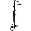 Ideal Standard Silk Black Ceratherm T25 Exposed Thermostatic Shower System - A7571XG profile small image view 1 