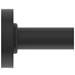 Ideal Standard Silk Black IOM 450mm Single Towel Rail profile small image view 2 