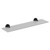 Ideal Standard Silk Black IOM 520mm Frosted Glass Shelf profile small image view 1 