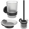 Ideal Standard Silk Black IOM 3-Piece Bathroom Accessory Pack - A9245XG profile small image view 1 