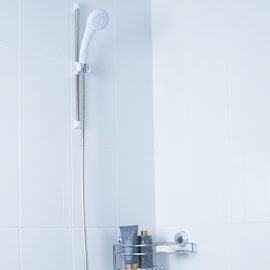 Croydex Bath Shower Set - White - AB160022