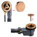 Arezzo Brushed Bronze Bath Pop-up Waste & Overflow profile small image view 2 