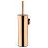 Arezzo Brushed Bronze Wall Mounted Toilet Brush + Holder profile small image view 1 