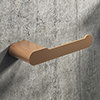 Arezzo Brushed Bronze Toilet Roll Holder profile small image view 1 