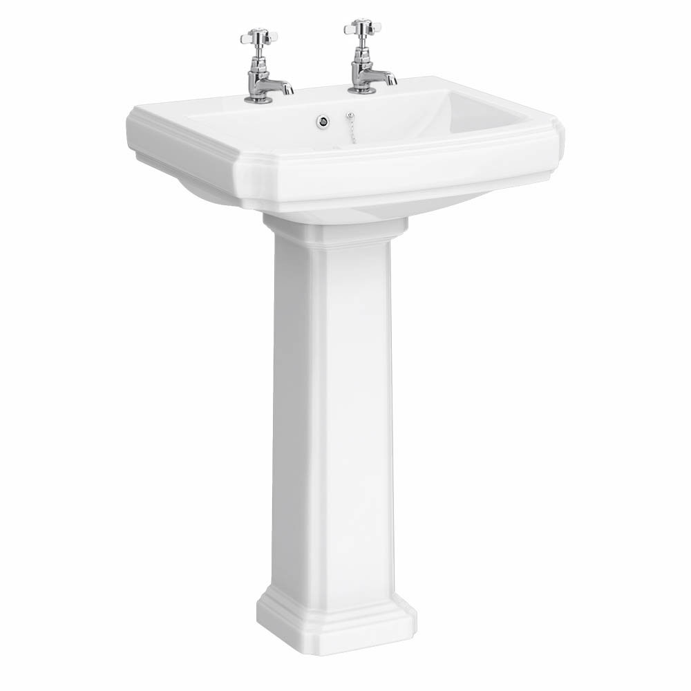 Traditional Basin & Pedestal Alison Cork for Victorian Plumbing