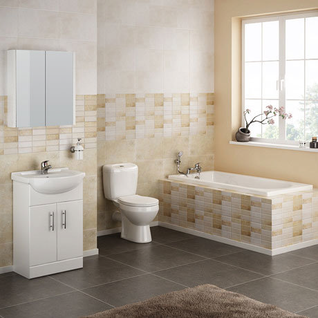 Alaska Complete Bathroom Suite at Victorian Plumbing UK