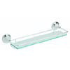 Heritage - Clifton Glass Gallery Shelf - Chrome - ACC08 profile small image view 1 