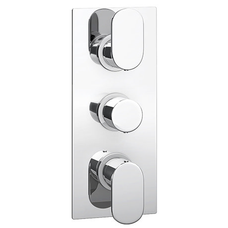 Amos Concealed Thermostatic Triple Shower Valve