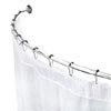 Croydex Telescopic Curved Shower Cubicle Rod - Chrome - AD108441 profile small image view 1 