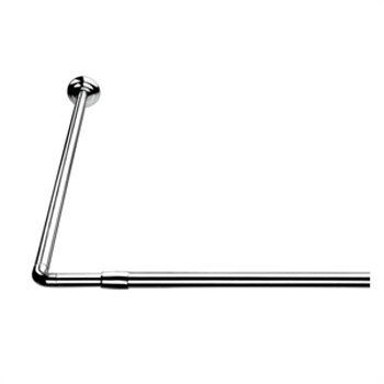 Bathroom A B Homeware Extendable Shower Curtain Rail Shower