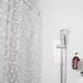Croydex Silver Mosaic PVC Shower Curtain W1800 x H1800mm - AE543440 profile small image view 2 
