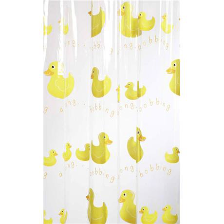 Croydex Bobbing Along PVC Shower Curtain W1800 x H1800mm - AE579925