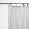 Croydex Plain White Textile Shower Curtain W1800 x H1800mm - AF159022 profile small image view 1 