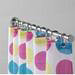 Croydex Textured Dots Textile Shower Curtain W1800 x H1800mm - AF288115 profile small image view 2 