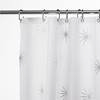Croydex Stellar Textile Shower Curtain W1800 x H1800mm - AF584740 profile small image view 1 