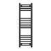 Diamond Heated Towel Rail - W300 x H1000mm - Anthracite profile small image view 2 