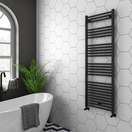 Diamond Heated Towel Rail W600 X, Contemporary Bathroom Towel Rails