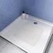 Croydex Anti-Bacterial White Shower Tray Mat 530 x 530mm - AG183622 profile small image view 6 