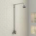Ultra Traditional Exposed Thermostatic Shower Package with Twin Valve & Riser Kit profile small image view 5 