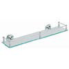 Heritage - Glass Gallery Shelf - Chrome - AHC08 profile small image view 1 
