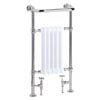 Heritage - Baby Clifton Heated Towel Rail - Chrome - AHC80 profile small image view 1 
