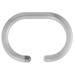 Croydex C-Type Shower Curtain Rings - Clear - AK142132 profile small image view 3 