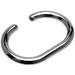 Croydex 12 C-Type Shower Curtain Rings - Chrome - AK142141 profile small image view 5 