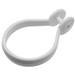 Croydex White Button Shower Curtain Rings - AK142222 profile small image view 2 