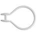 Croydex White Button Shower Curtain Rings - AK142222 profile small image view 4 
